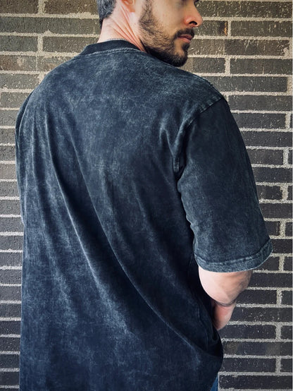 Camiseta Oversize Acid Wash