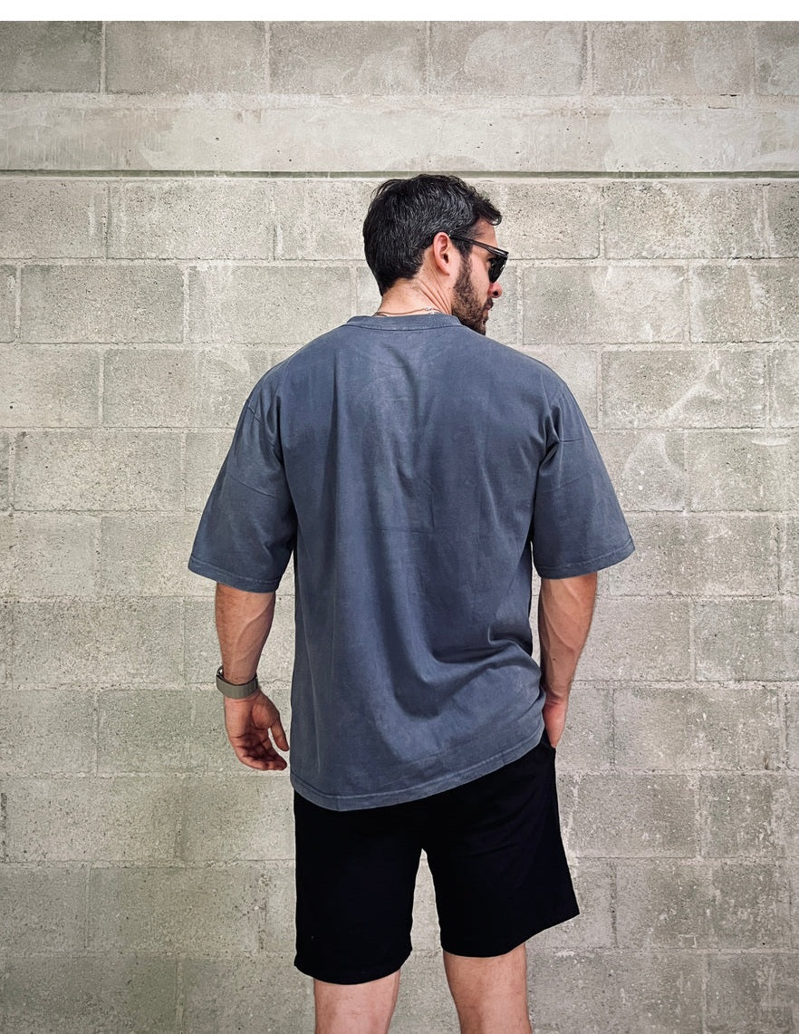 Camiseta Oversize Acid Wash