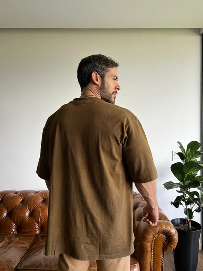 Camiseta Oversize Acid Wash